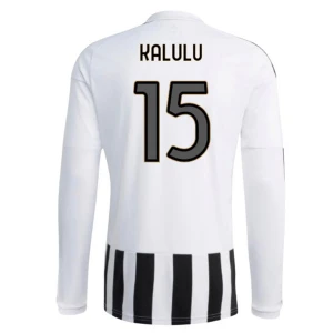 Juventus FC Kalulu #15 Fußballtrikot 2026-27 Heimtrikot Herren Langarm