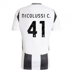 Juventus FC Nicolussi C. #41 Fußballtrikot 2024-25 Heimtrikot Herren