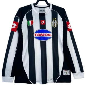 Juventus FC Retro Trikot 2002-03 Heim Herren Langarm