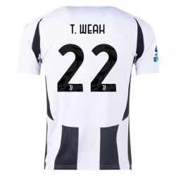 Juventus FC T.Weah #22 Fußballtrikot 2024-25 Heimtrikot Herren