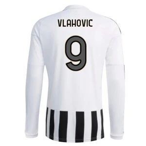 Juventus FC Vlahovic #9 Fußballtrikot 2026-27 Heimtrikot Herren Langarm