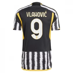 Juventus FC Vlahovic #9 Fußballtrikots 2023-24 Heimtrikot Herren