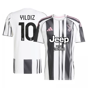 Juventus FC Yildiz #10 Fußballtrikot 2025-26 Sponsor Heimtrikot Herren
