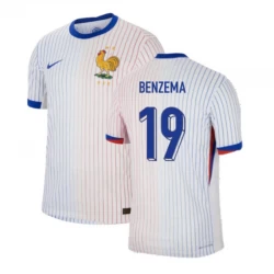 Karim Benzema #19 Frankreich Fußballtrikot EM 2024 Auswärtstrikot Herren