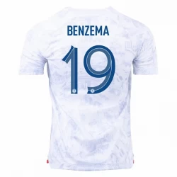 Karim Benzema #19 Frankreich Fußballtrikots WM 2022 Auswärtstrikot Herren