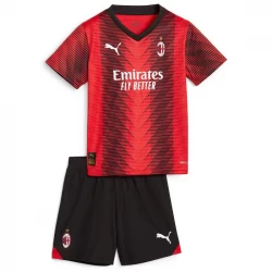 Kinder AC Milan Fußball Trikotsatz 2023-24 Heimtrikot