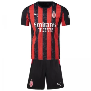 Kinder AC Milan Fußball Trikotsatz 2025-26 Heimtrikot