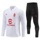 Kinder AC Milan Trainingsanzüge Sweatshirt 2023-24 Weiß