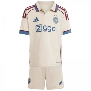 Kinder AFC Ajax Amsterdam Fußball Trikotsatz 2025-26 Ausweichtrikot