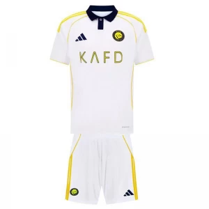 Kinder Al-Nassr FC Fußball Trikotsatz 2025-26 Ausweichtrikot