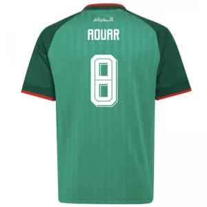 Kinder Aouar #8 Algerien Fußball Trikotsatz WM 2026 Auswärtstrikot