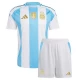 Kinder Lionel Messi #10 Argentinien Fußball Trikotsatz Copa America 2024 Heimtrikot