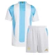 Kinder Argentinien Fußball Trikotsatz Copa America 2024 Heimtrikot