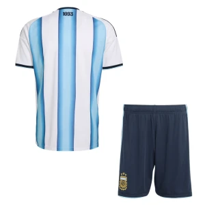 Kinder Argentinien Fußball Trikotsatz WM 2026 Heimtrikot