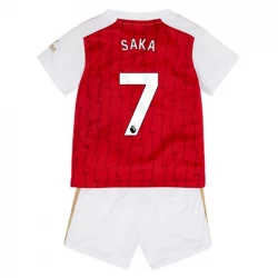 Kinder Arsenal FC Bukayo Saka #7 Fußball Trikotsatz 2023-24 Heimtrikot