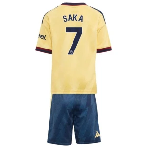 Kinder Arsenal FC Fußball Trikotsatz Bukayo Saka #7 2026-27 Ausweichtrikot