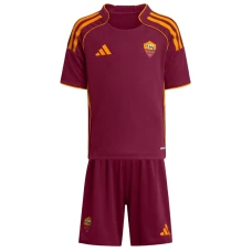Kinder AS Roma Fußball Trikotsatz 2025-26 Heimtrikot