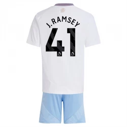 Kinder Aston Villa Fußball Trikotsatz 2024-25 J.Ramsey #41 Auswärtstrikot