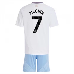 Kinder Aston Villa Fußball Trikotsatz 2024-25 McGinn #7 Auswärtstrikot