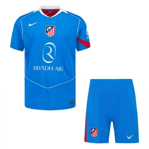 Kinder Atlético Madrid Fußball Trikotsatz 2025-26 Ausweichtrikot