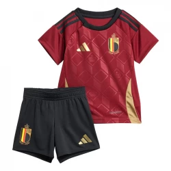 Kinder Belgien Fußball Trikotsatz EM 2024 Heimtrikot