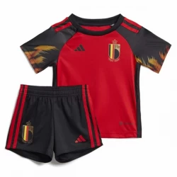Kinder Belgien Fußball Trikotsatz WM 2022 Heimtrikot