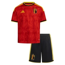 Kinder Belgien Fußball Trikotsatz WM 2026 Heimtrikot