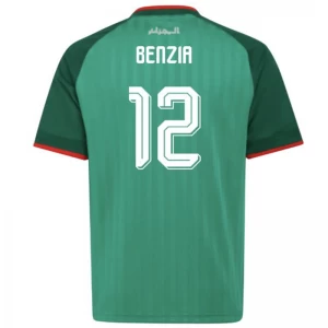 Kinder Benzia #12 Algerien Fußball Trikotsatz WM 2026 Auswärtstrikot