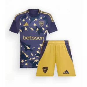 Kinder Boca Juniors Fußball Trikotsatz 2025-26 Ausweichtrikot