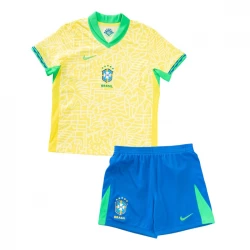 Kinder Brasilien Fußball Trikotsatz 2024 Heimtrikot