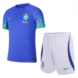 Kinder Brasilien Fußball Trikotsatz WM 2022 Auswärtstrikot