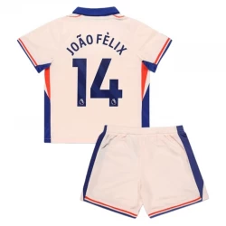 Kinder Chelsea FC Fußball Trikotsatz 2024-25 Joao Felix #14 Auswärtstrikot