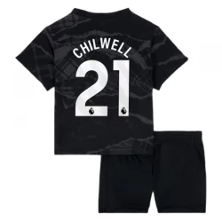Kinder Chelsea FC Fußball Trikotsatz Chilwell #21 2024-25 Ausweichtrikot