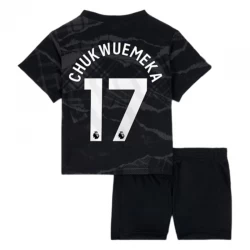 Kinder Chelsea FC Fußball Trikotsatz Chukwuemeka #17 2024-25 Ausweichtrikot