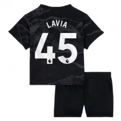 Kinder Chelsea FC Fußball Trikotsatz Lavia #45 2024-25 Ausweichtrikot