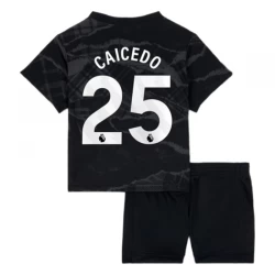Kinder Chelsea FC Fußball Trikotsatz Moisés Caicedo #25 2024-25 Ausweichtrikot