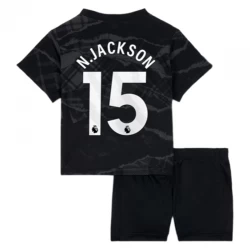 Kinder Chelsea FC Fußball Trikotsatz N.Jackson #15 2024-25 Ausweichtrikot