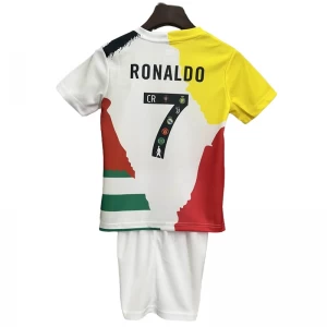 Kinder Club Mixed Cristiano Ronaldo #7 Fußball Trikotsatz 2025-26 Heimtrikot