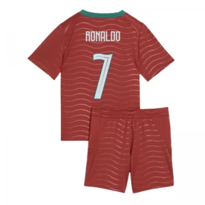 Kinder Cristiano Ronaldo #7 Portugal Fußball Trikotsatz WM 2026 Heimtrikot