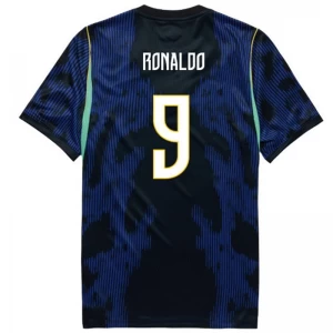 Kinder Cristiano Ronaldo #9 Brasilien Fußball Trikotsatz WM 2026 Auswärtstrikot