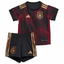 Kinder Deutschland Fußball Trikotsatz WM 2022 Auswärtstrikot
