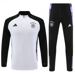 Kinder Deutschland Trainingsanzüge Sweatshirt 2024-25 Weiß
