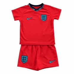 Kinder England Fußball Trikotsatz WM 2022 Auswärtstrikot