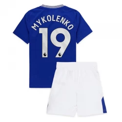 Kinder Everton FC Mykolenko #19 Fußball Trikotsatz 2024-25 Heimtrikot