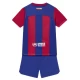 Kinder FC Barcelona Fußball Trikotsatz 2023-24 Heimtrikot