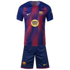 Kinder FC Barcelona Fußball Trikotsatz 2025-26 Heimtrikot
