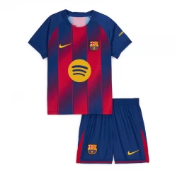 Kinder FC Barcelona Fußball Trikotsatz 2025-26 Heimtrikot