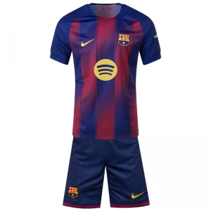 Kinder FC Barcelona Fußball Trikotsatz 2025-26 Heimtrikot