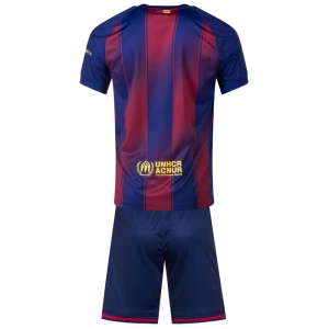 Kinder FC Barcelona Fußball Trikotsatz 2025-26 Heimtrikot