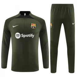 Kinder FC Barcelona Trainingsanzüge Sweatshirt 2023-24 Grün